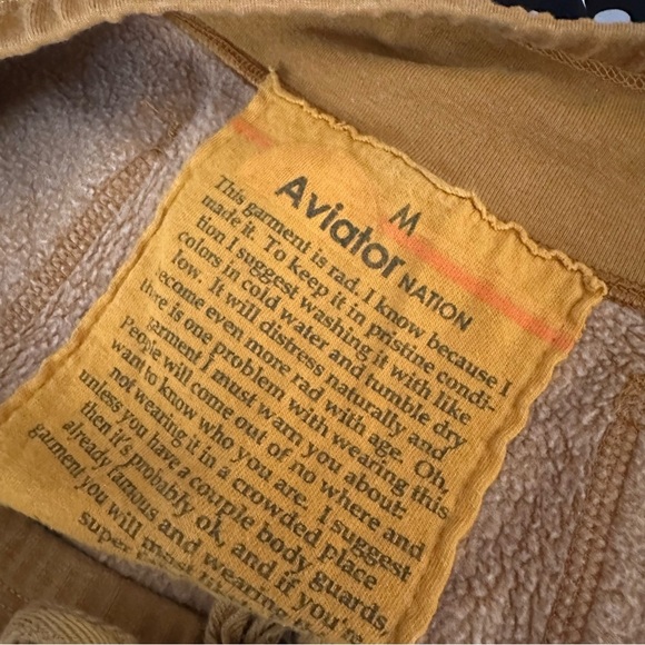 Aviator Nation 5 stripe Sweatpants Unisex Size Medium Rare Casual Athletic Pants - Picture 5 of 5